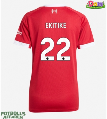 Liverpool Hugo Ekitike #22 Hemmatröja Kvinnor 2025-26 Kortärmad